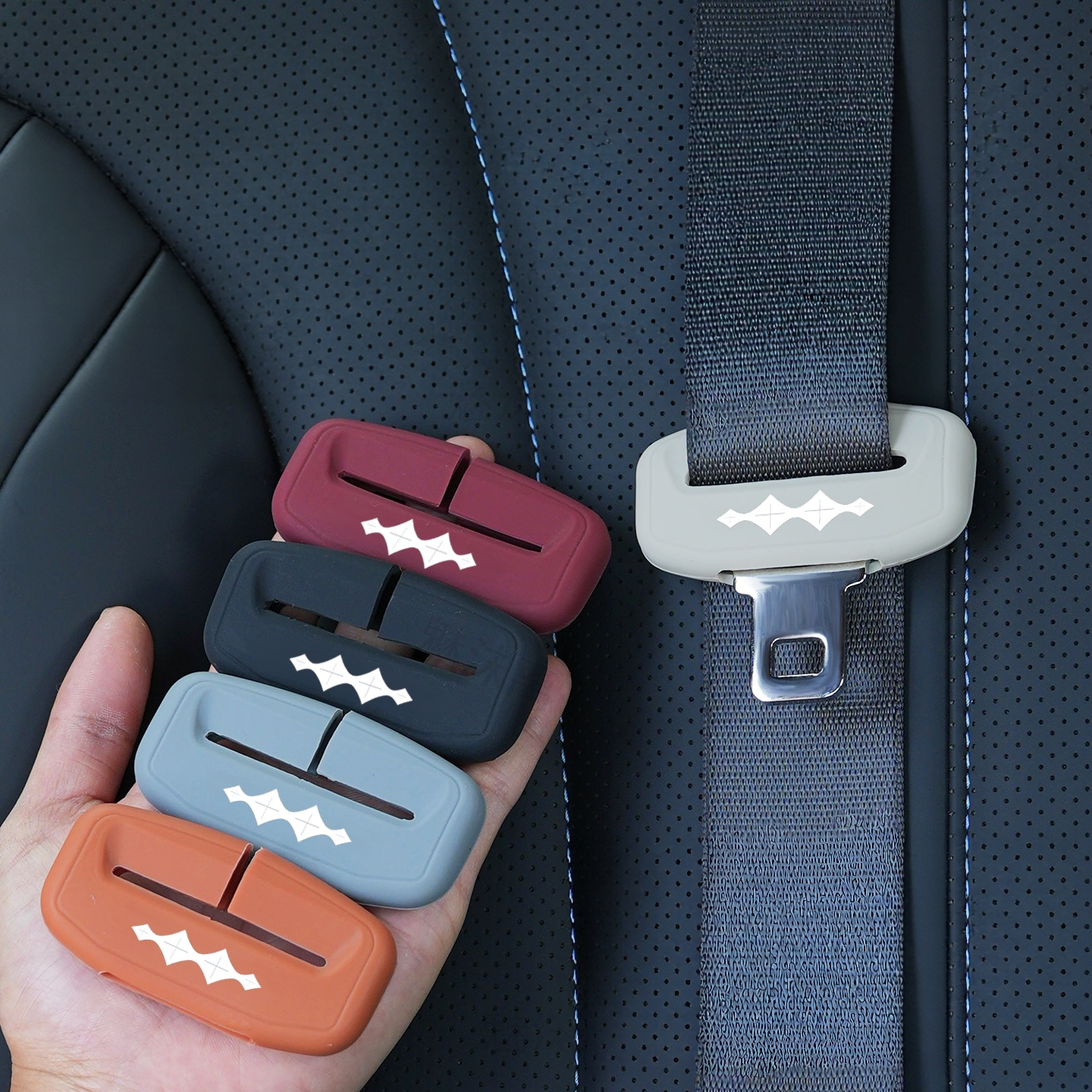 Silicone Seat Belt Buckle Protective Covers for Fangchengbao Titanium 3 / 7 / Leopard 5 / 8