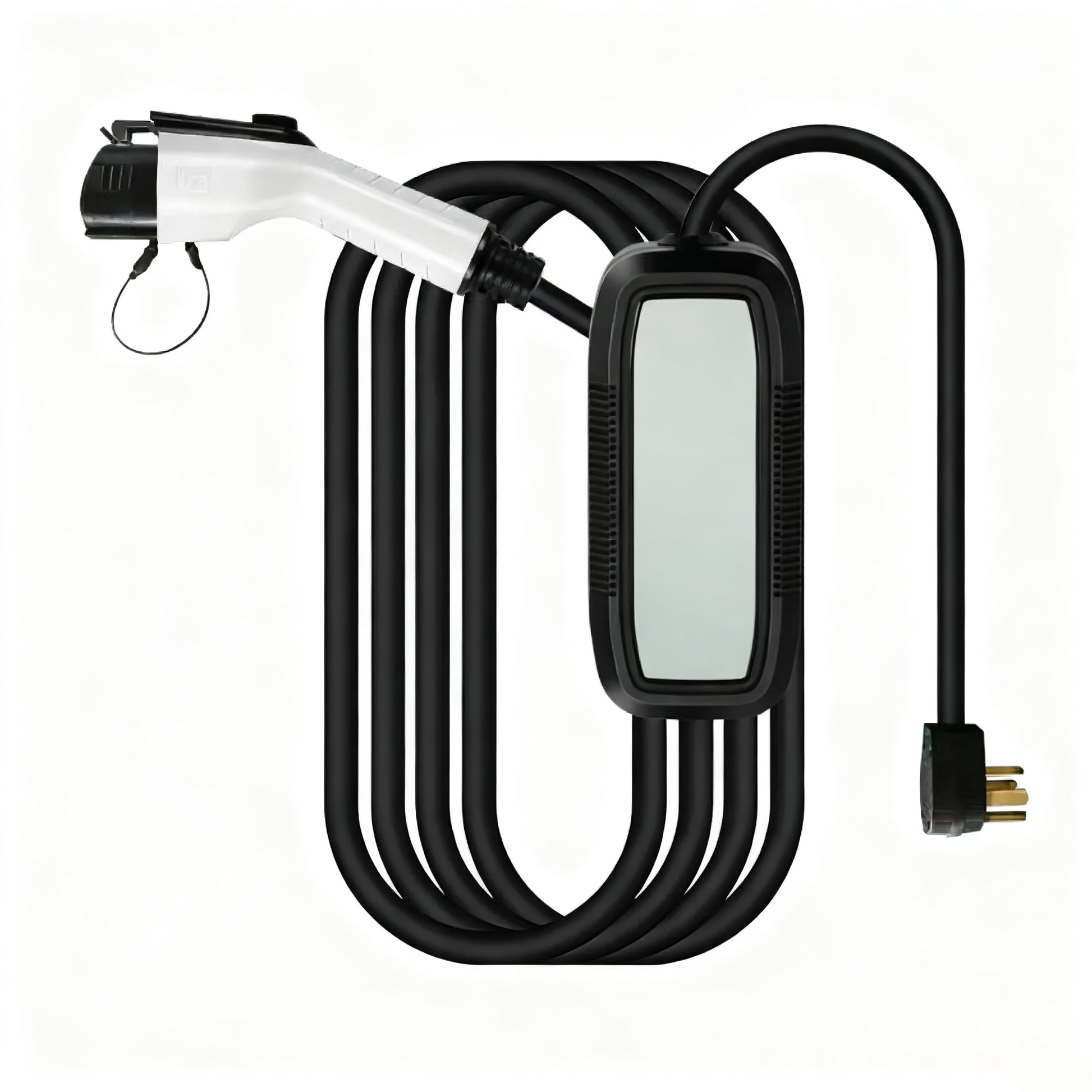 Cargador portátil para vehículos eléctricos (VE) de nivel 1, CA tipo 1, 32 A, 7 kW, luz indicadora, para BYD SAE-J1772.