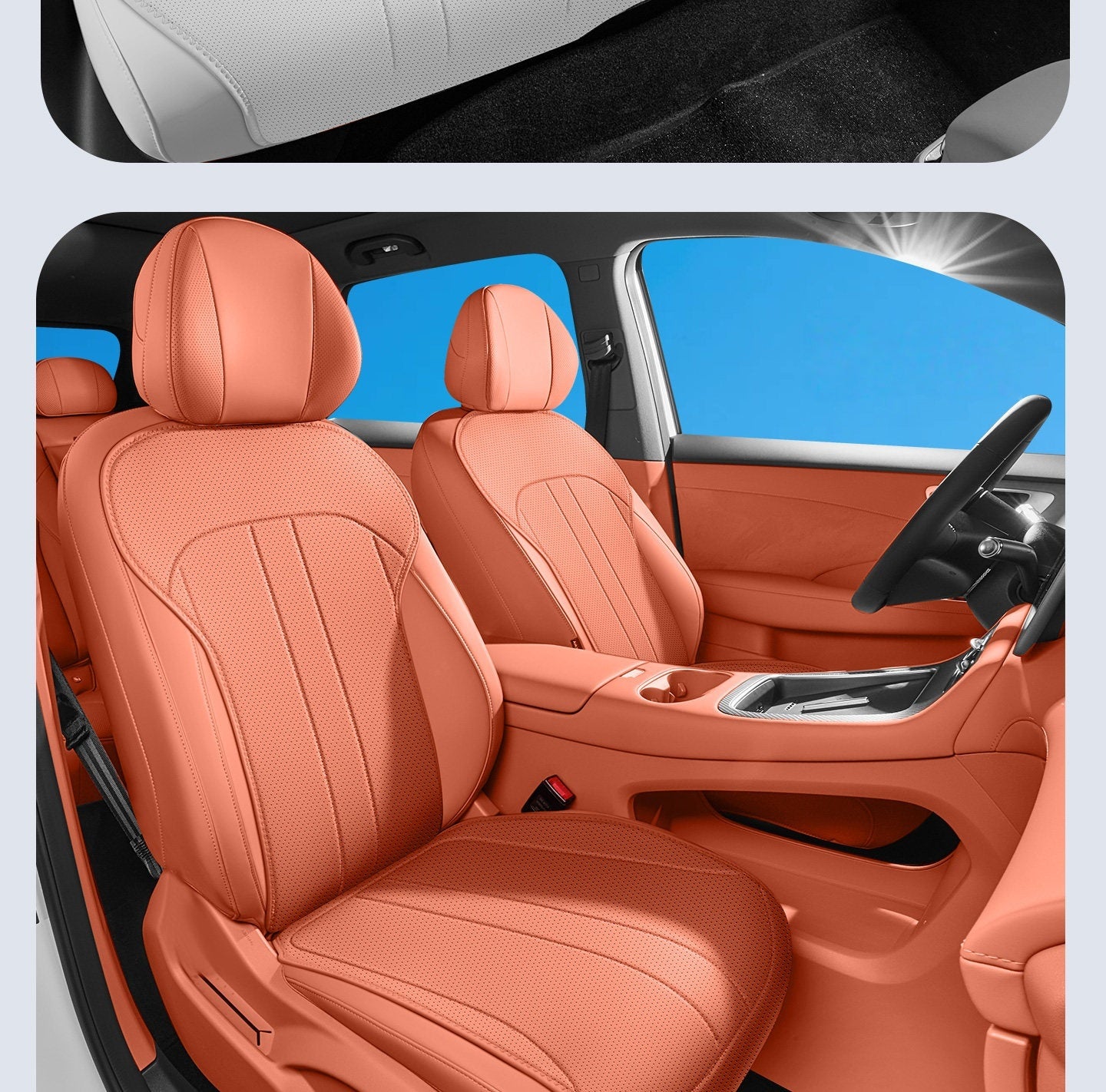 All-Season Breathable Seat Cover for Fangchengbao Titan 7 / Titan 3 Full Set