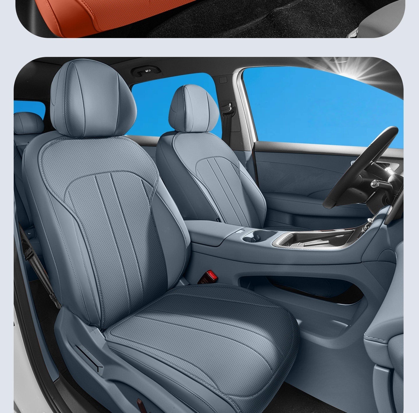 All-Season Breathable Seat Cover for Fangchengbao Titan 7 / Titan 3 Full Set