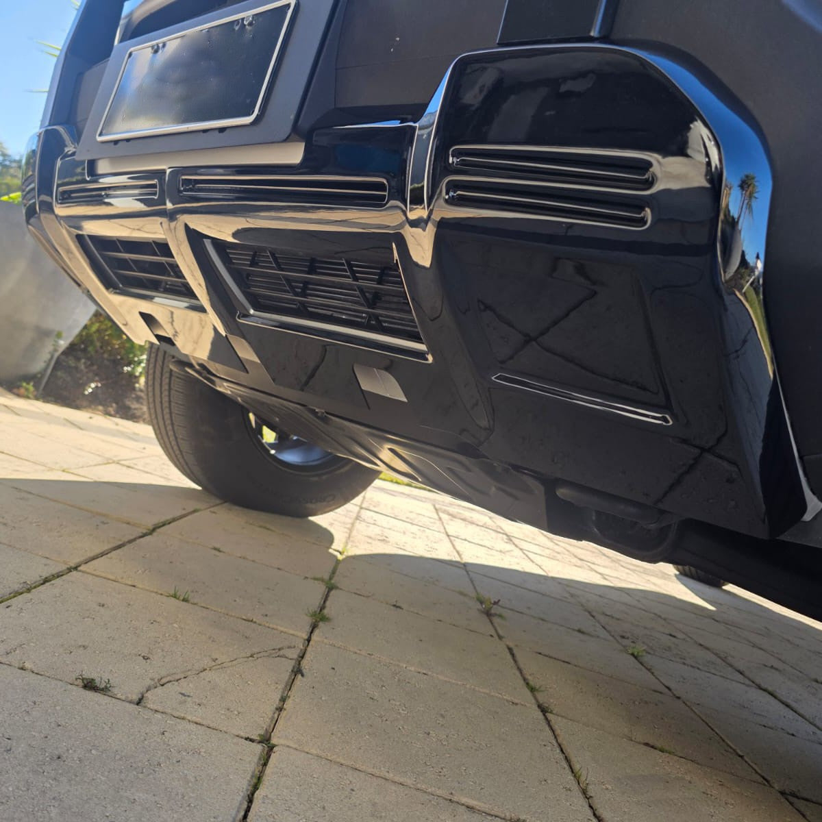 Black Front Bumper Guard Trim for BYD Shark 6