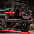 Off-Road Front & Rear Bumper for Fangchengbao 5 Black Warrior