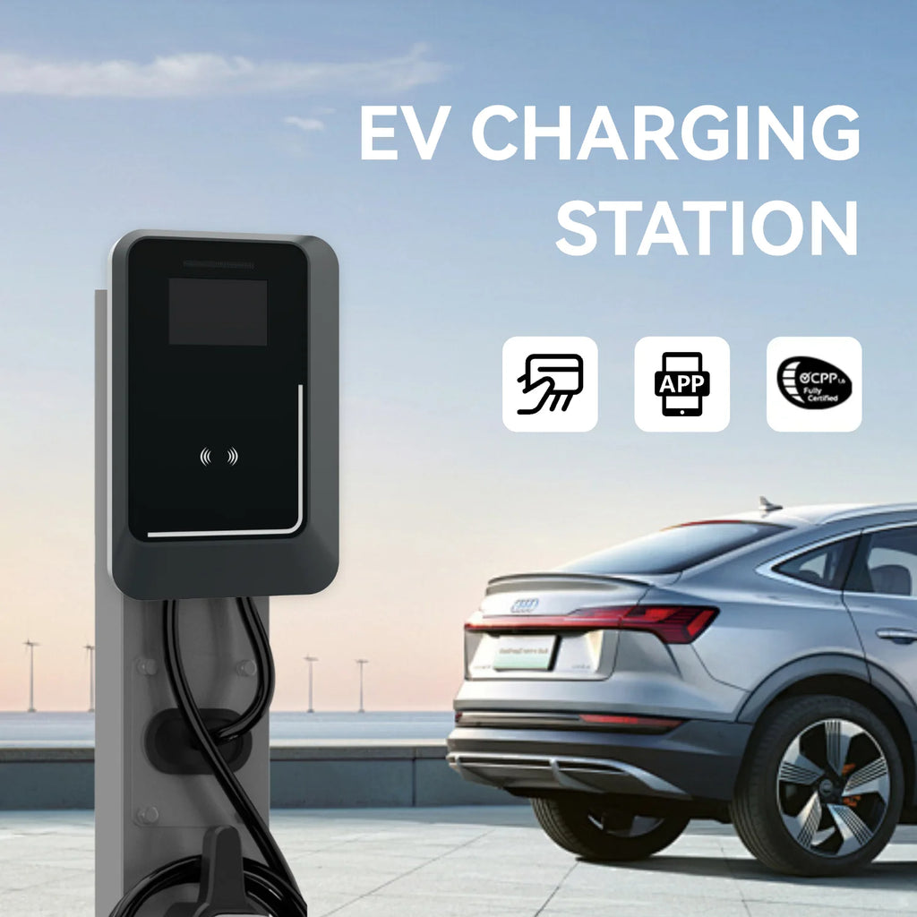 New 7Kw 11Kw 22Kw Smart Home Use Electric Vehicle Charging Station BYD 32A Type 2 Wallbox Portable Charging Stations