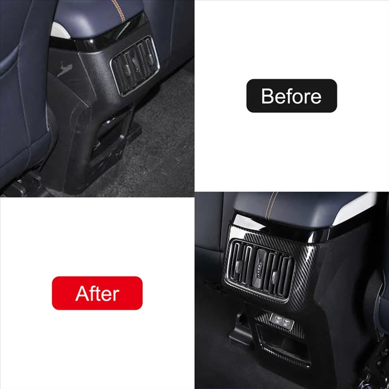 Vent Outlet Frame Cover Air Conditioner For BYD Song Plus DM-I EV/Sealion 6/Seal U