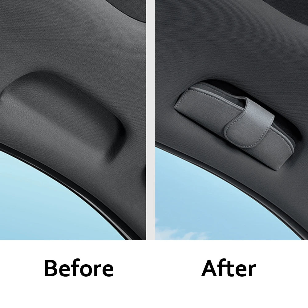 For BYD Sealion 7 EV Car Glasses Case Car Roof Handle Sunglasses Clip