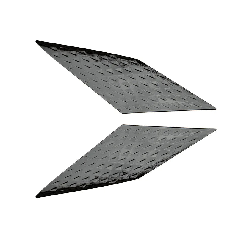 2 stücke Hinten Flügel Seite Fenster Dreieck Trim Abdeckung Trim ABS Helle schwarz Atto3 Zubehör für BYD Atto 3 
