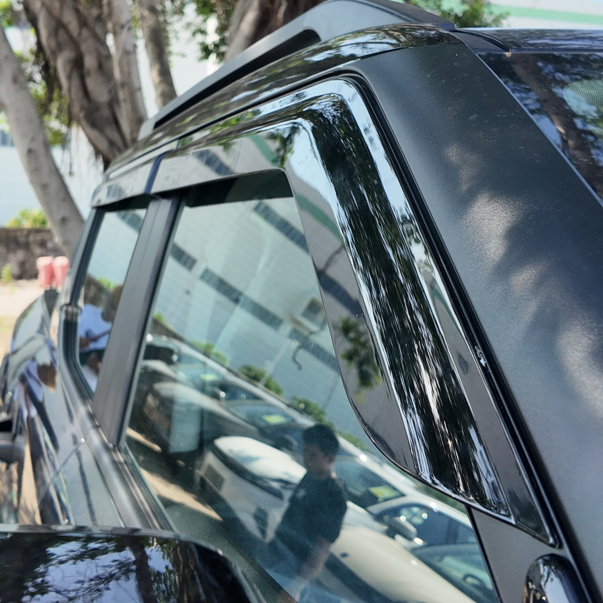 Auto Fenster Deflektor Für BYD Shark 6 2024 2025 Fenster Visier Wetterschild Sonne Regen Schutz