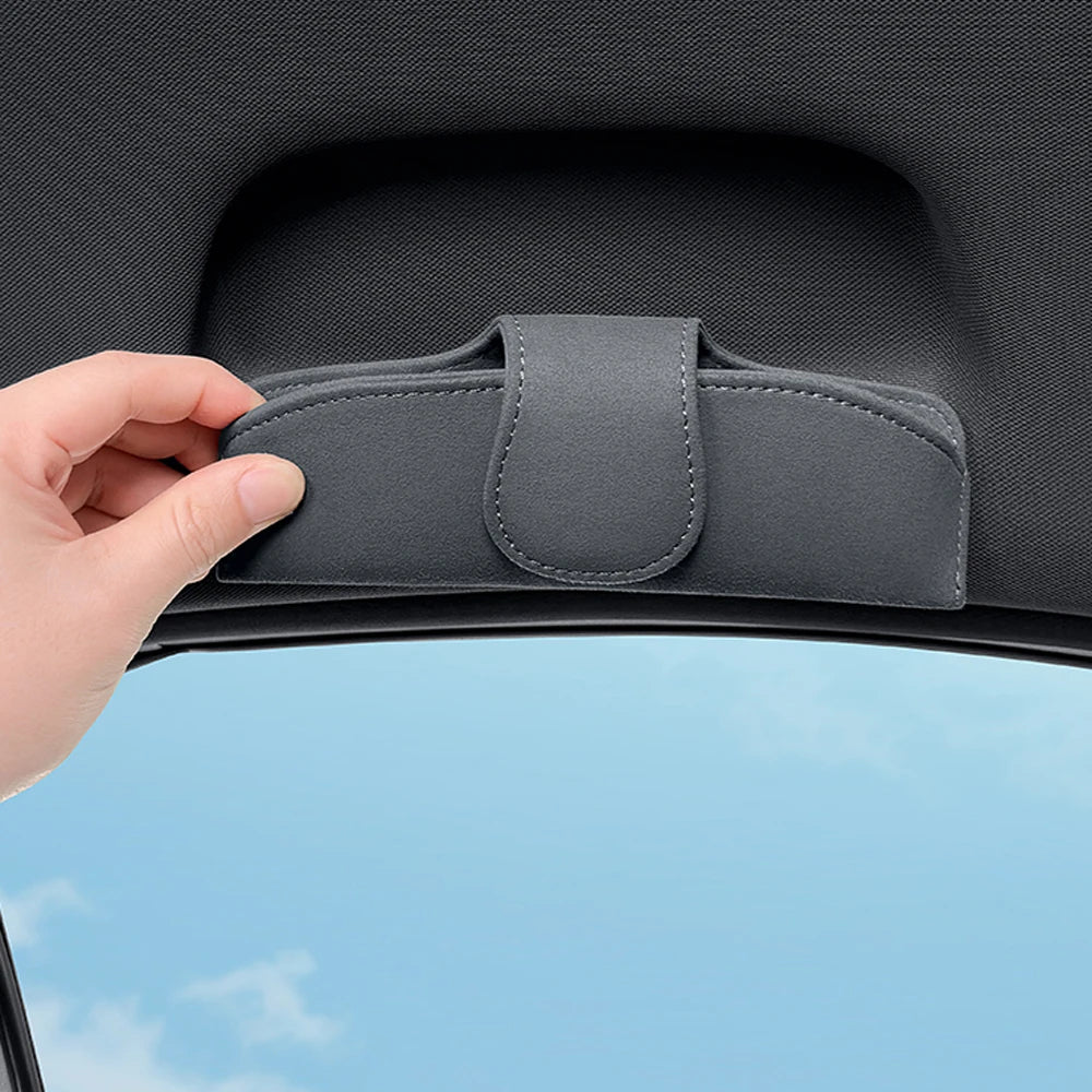 For BYD Sealion 7 EV Car Glasses Case Car Roof Handle Sunglasses Clip