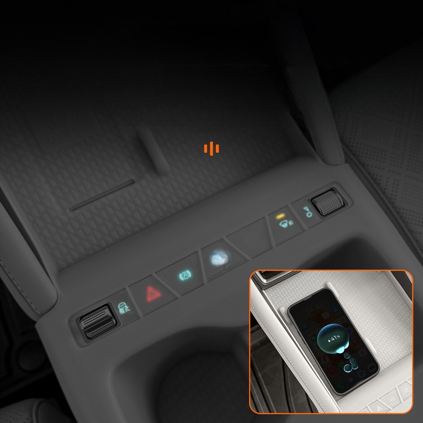 24-26 BYD Yuan UP Pro Car Versatile Center Control Mat