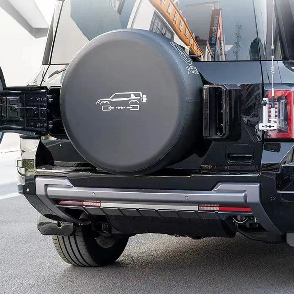 Spare Tire Cover Rear Dedicated Tailgate Leather