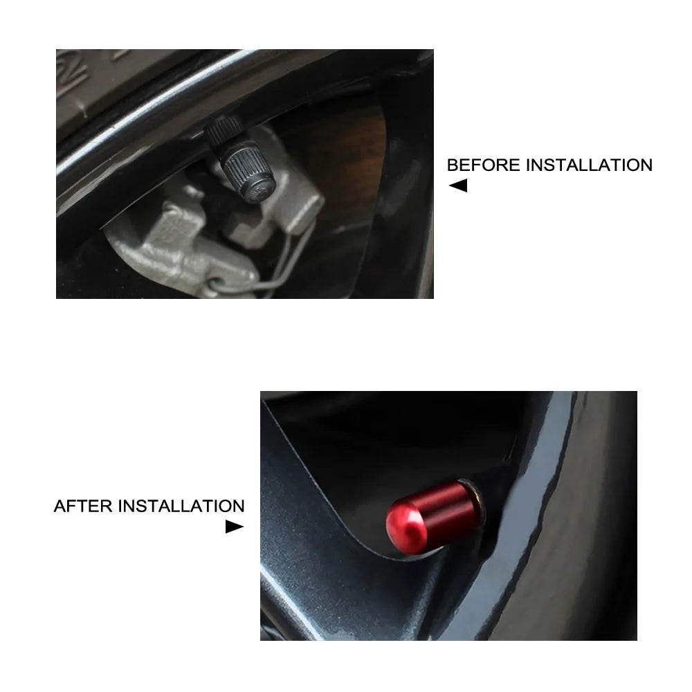 4 tapones de válvula para neumáticos de coche BYD Tang F3 E6 Atto 3 Yuan Plus Song