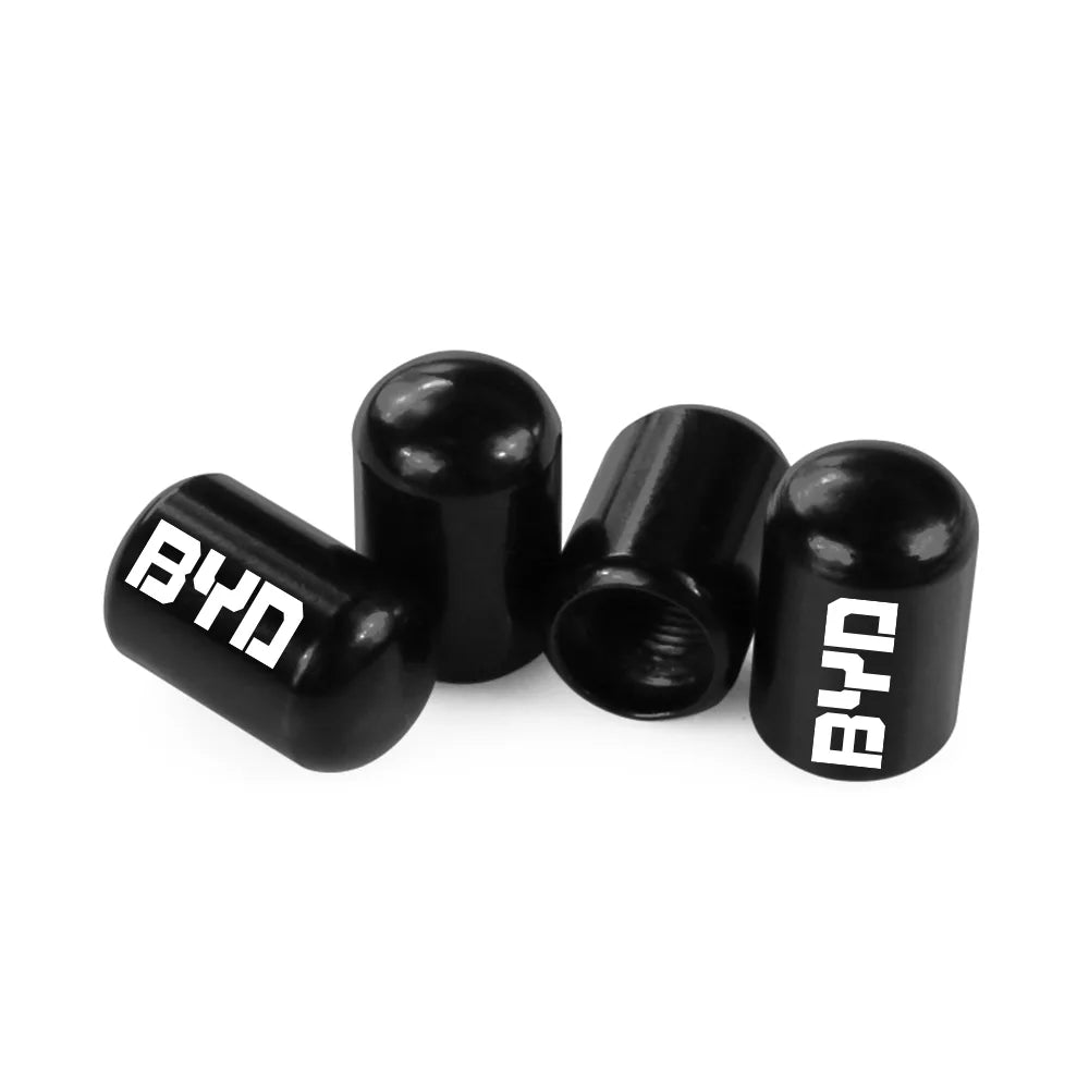 4 tapones de válvula para neumáticos de coche BYD Tang F3 E6 Atto 3 Yuan Plus Song