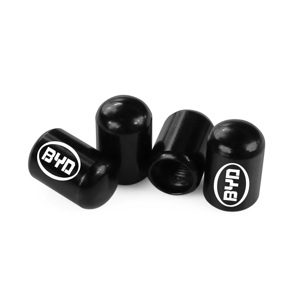 4 tapones de válvula para neumáticos de coche BYD Tang F3 E6 Atto 3 Yuan Plus Song