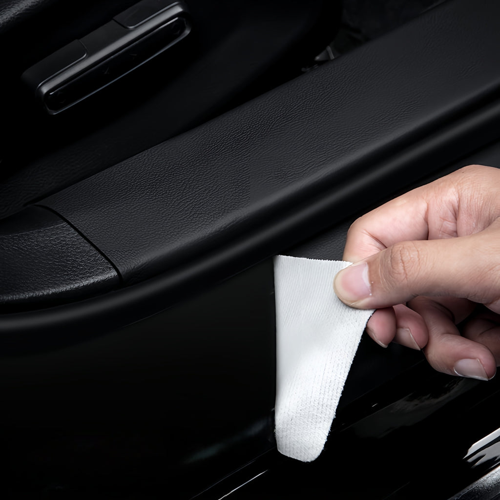 Car Door Sill Leather Stickers Rotection Plate For BYD