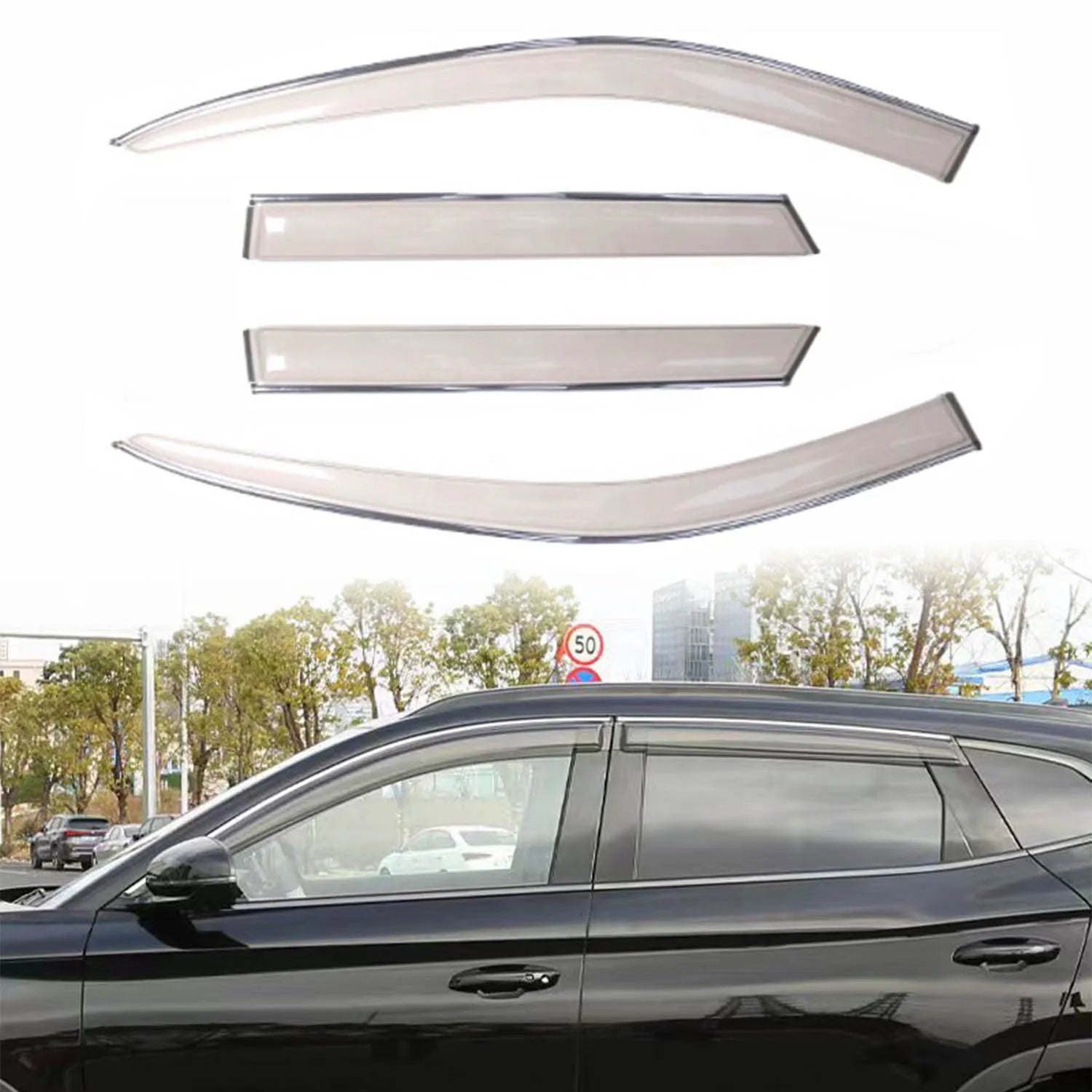 BYD Sealion 6 Seal U Dm-i Ev Song Plus Window Visor Car Sun Rain Guard