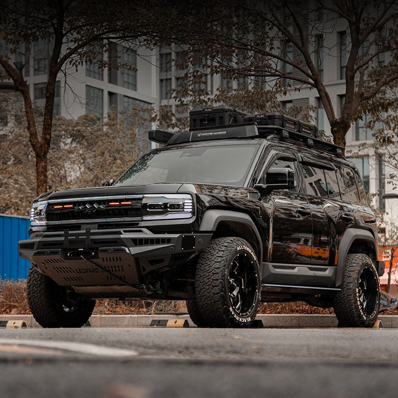 Off-Road Front & Rear Bumper for Fangchengbao 5 Black Warrior