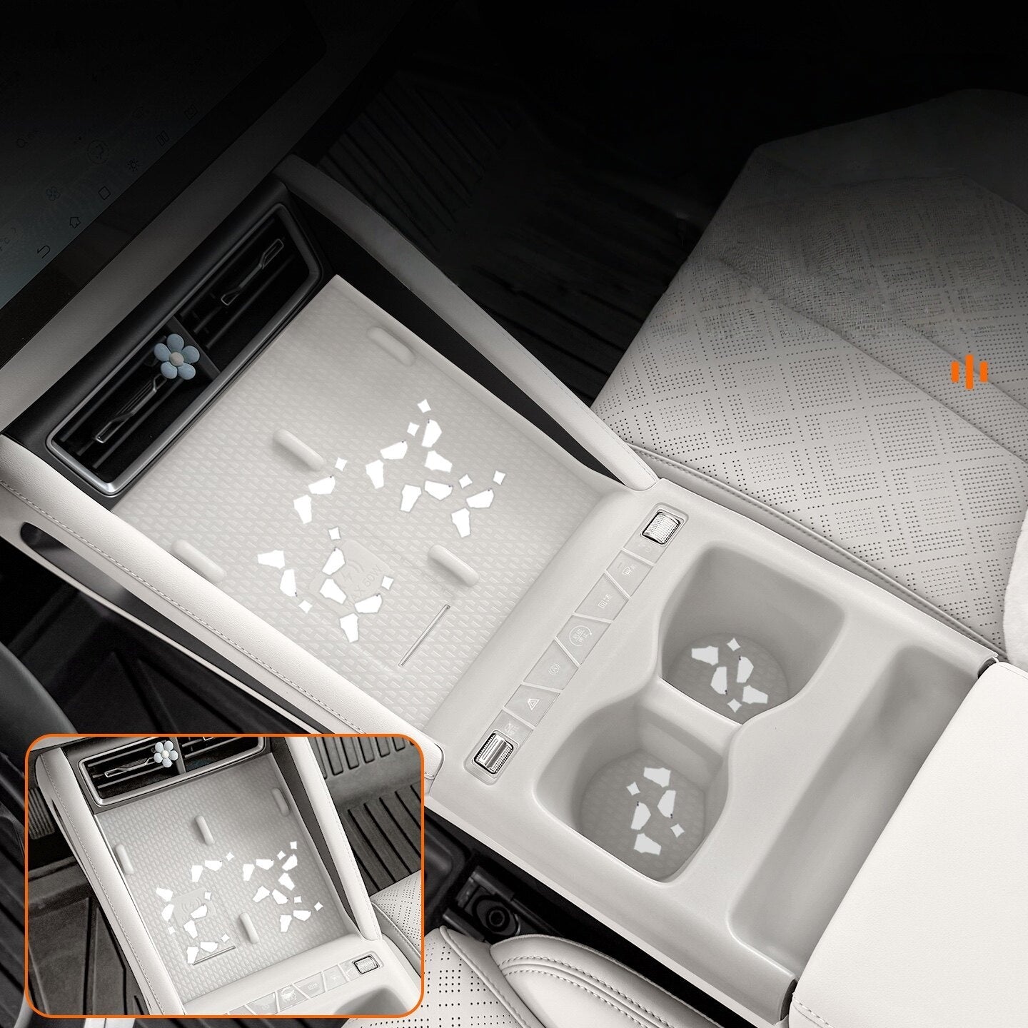 24-26 BYD Yuan UP Pro Car Versatile Center Control Mat