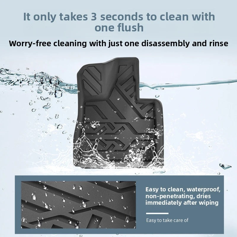 For BYD Tang L / Sealion 8 2025 2026 TPE Floor Mats & Cargo Liners All Weather