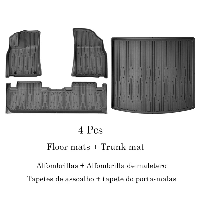 TPE Car Floor Mats For BYD Song Pro Dmi 2024 2025