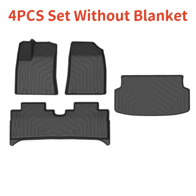 Floor Mats Rear Trunk Cargo Mat Carpet for BYD Seagull