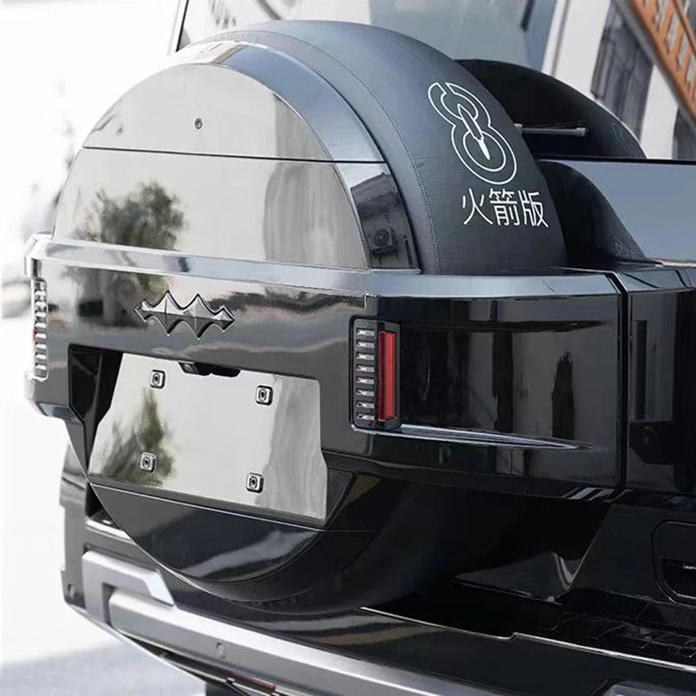 Spare Tire Cover Rear Dedicated Tailgate Leather