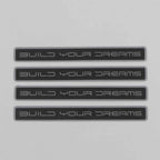 4 Pcs Auto Tür Sill Schutz Für BYD ATTO 3 Faser Leder Band Auto Tür Rand Guards 