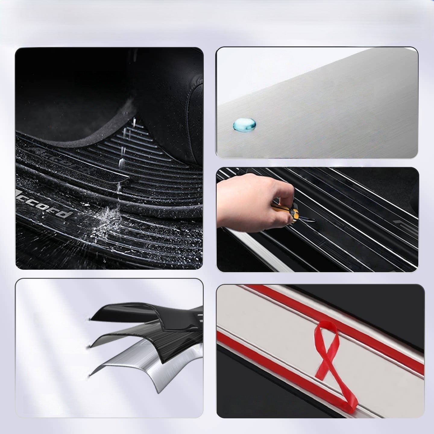 Stainless Steel Door Sill Trim & Kick Plate for BYD Fangchengbao Titan 3/Titan 7/Leopard 5/ 8
