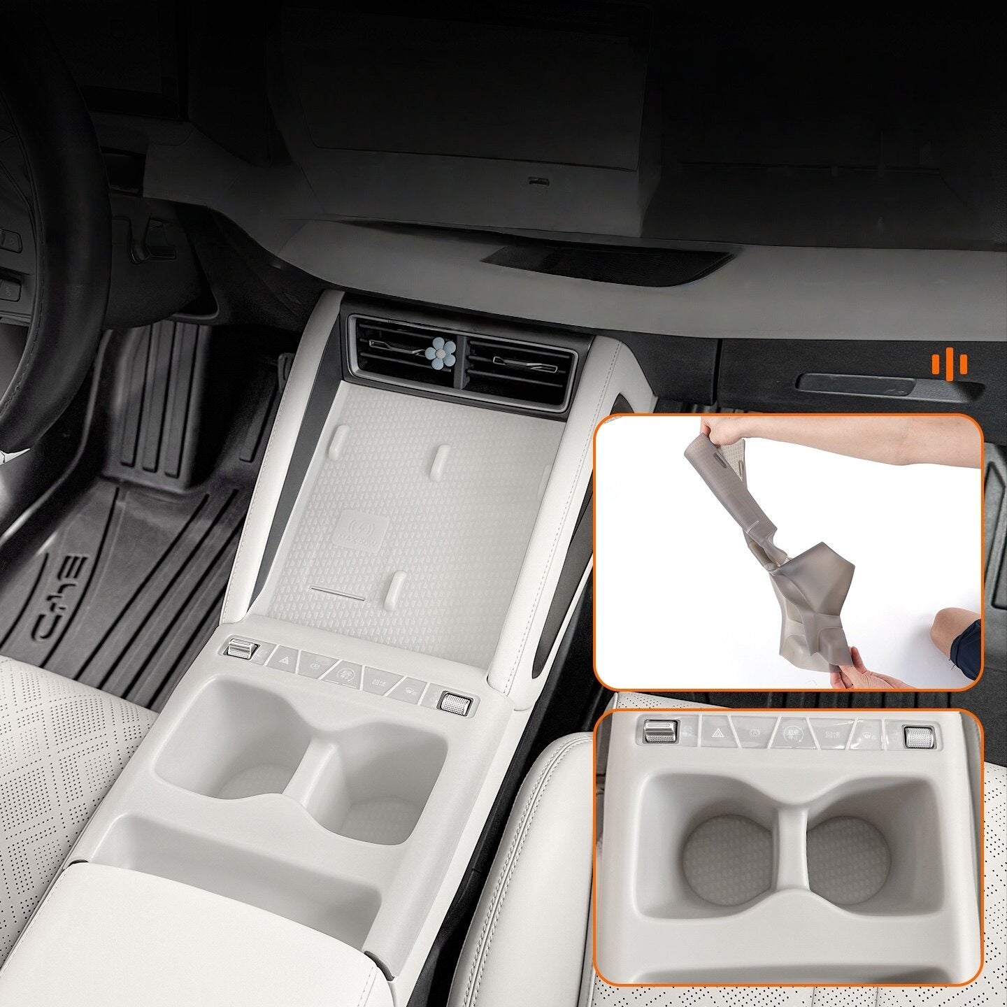 24-26 BYD Yuan UP Pro Car Versatile Center Control Mat