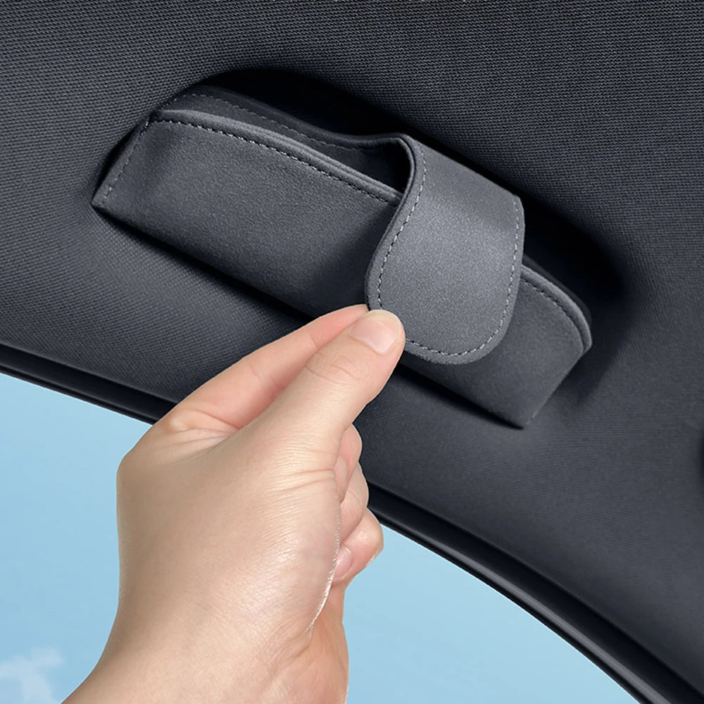 For BYD Sealion 7 EV Car Glasses Case Car Roof Handle Sunglasses Clip