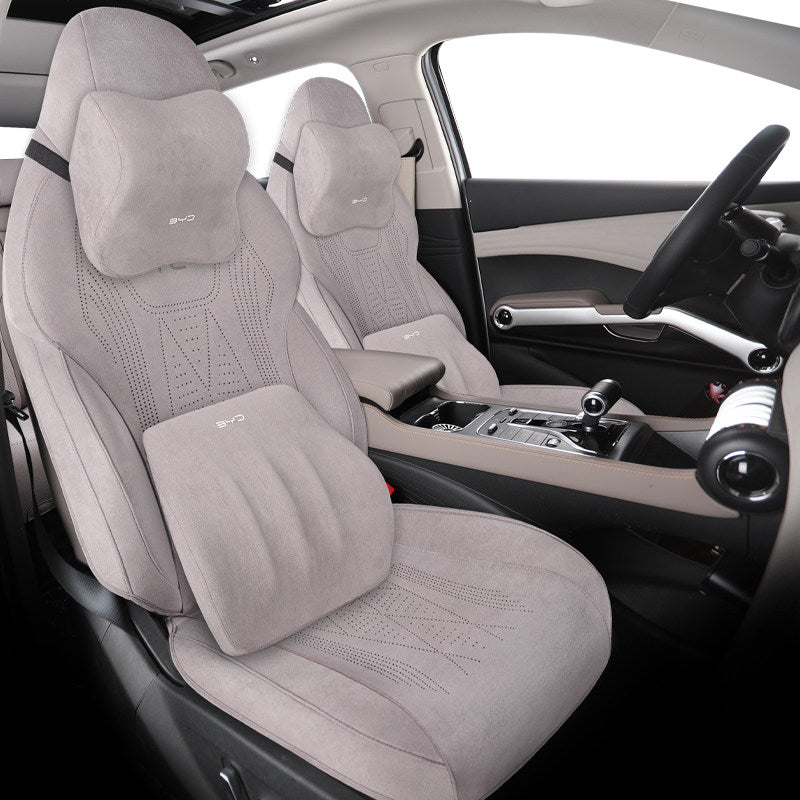 Breathable Suede Car Seat Cushion Full Sets for BYD Atto3/ATTO 2