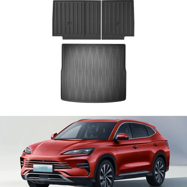 LHD BYD Seal U / Song Plus Sealion 6 TPE Floor Mats and Cargo Liner - BYDAC
