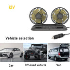 Automobile Vehicle Fan for Car Truck Van SUV RV Boat