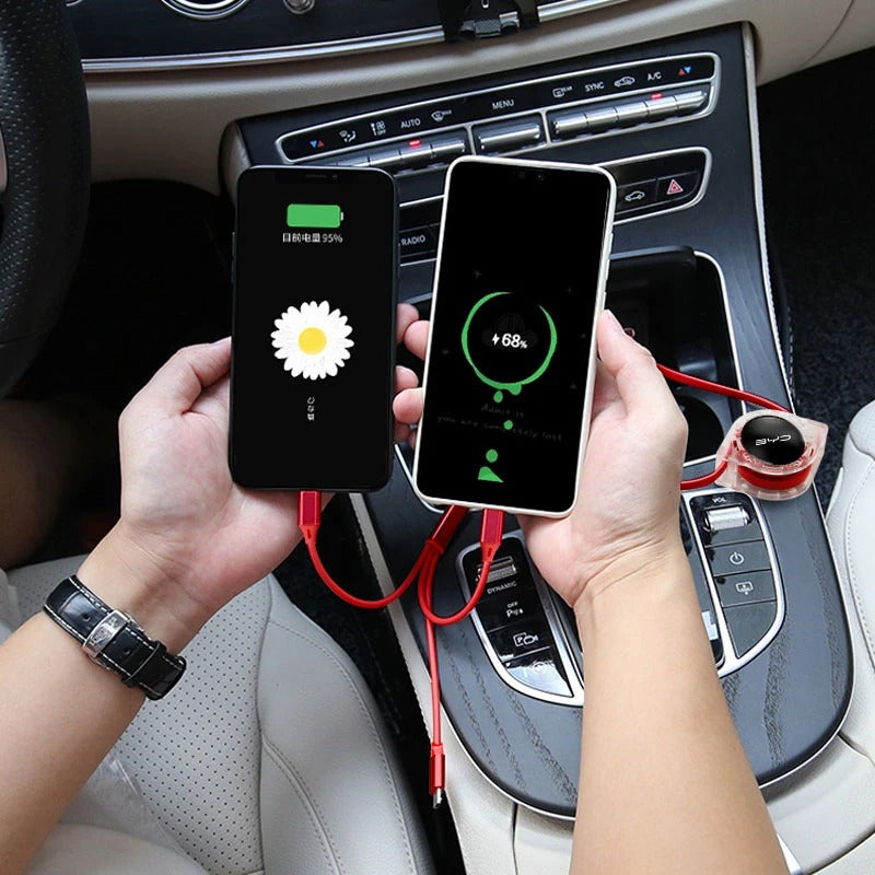 3 In 1 Fast Charger USB Data Cable For BYD