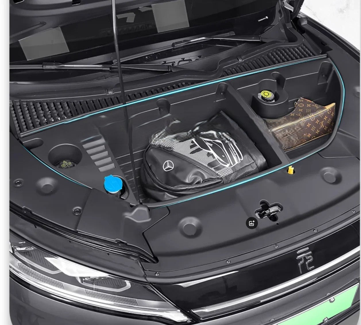 BYD Yuan Up Yuan Pro 2024 2025-IN Car Engine Trunk Organizer Box