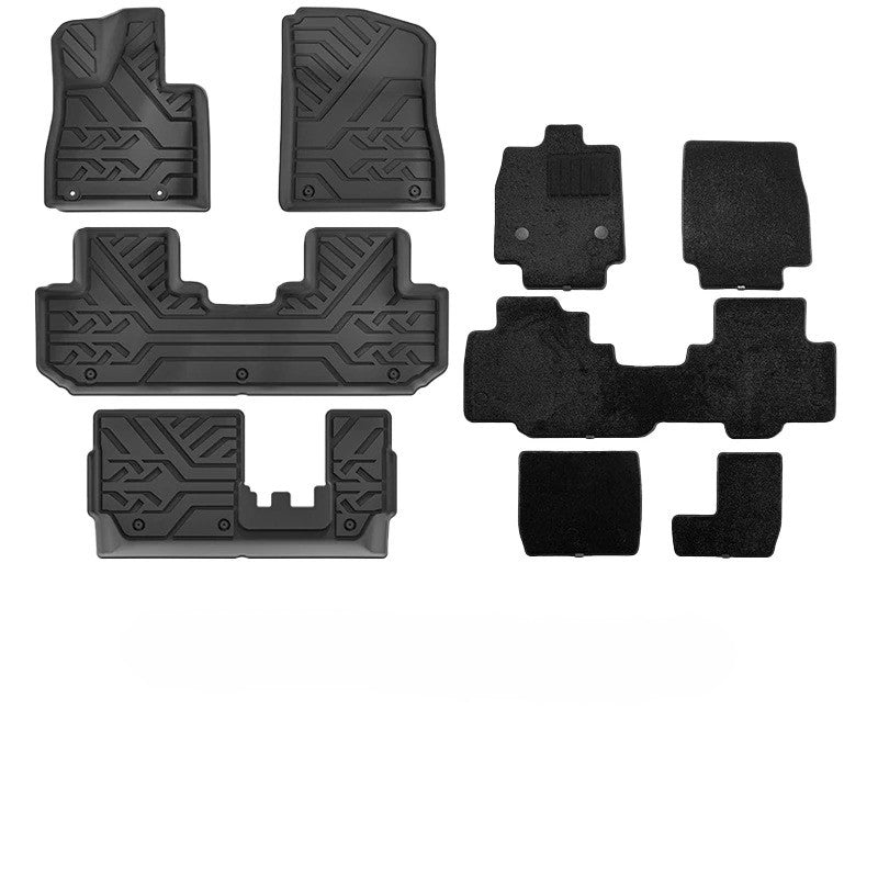 For BYD Tang L / Sealion 8 2025 2026 TPE Floor Mats & Cargo Liners All Weather