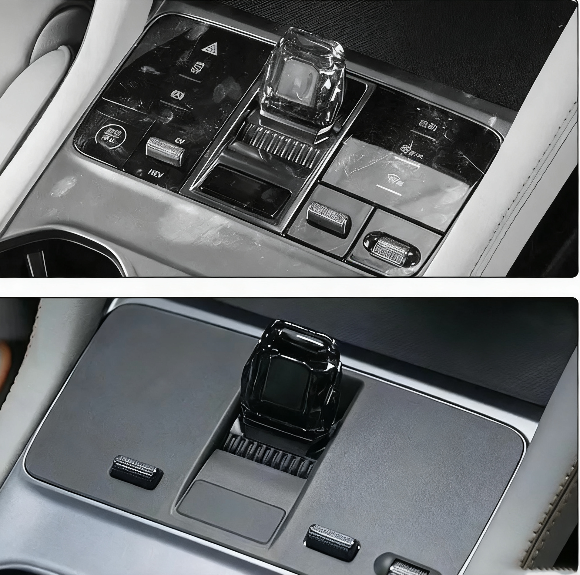Cubierta protectora de silicona para el botón de control central del coche BYD Seal DMI Song PLUS
