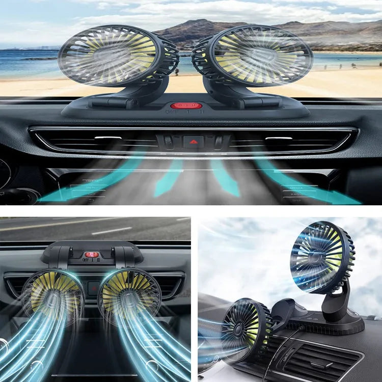 Ventilador para vehículo automóvil, camión, furgoneta, SUV, autocaravana, barco