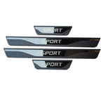 4 Pcs Auto Tür Sill Schutz Für BYD ATTO 3 Faser Leder Band Auto Tür Rand Guards 