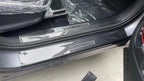 4 Pcs Auto Tür Sill Schutz Für BYD ATTO 3 Faser Leder Band Auto Tür Rand Guards 