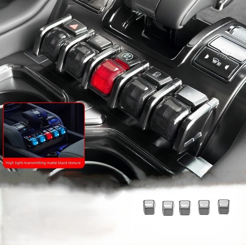 Car Central Control Button Protective Cover Fit for BYD Leopard