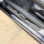 4 Pcs Auto Tür Sill Schutz Für BYD ATTO 3 Faser Leder Band Auto Tür Rand Guards 