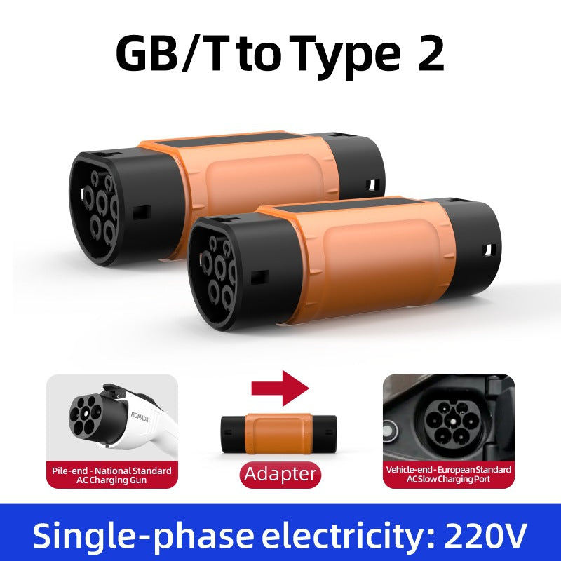 EV Charging Adapter GB/T to Type 2 Single-phase / Three-phase