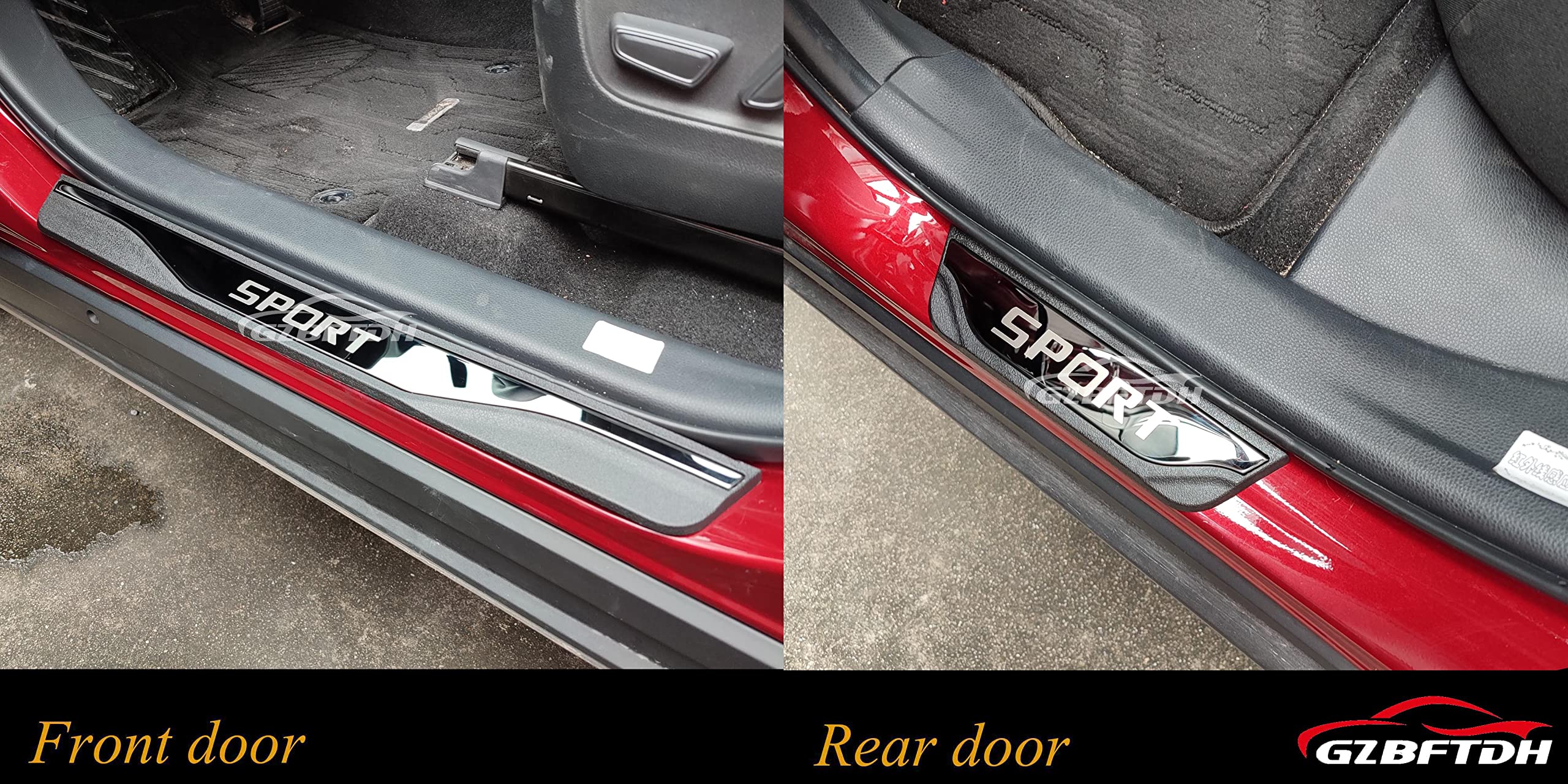 4 Pcs Auto Tür Sill Schutz Für BYD ATTO 3 Faser Leder Band Auto Tür Rand Guards 