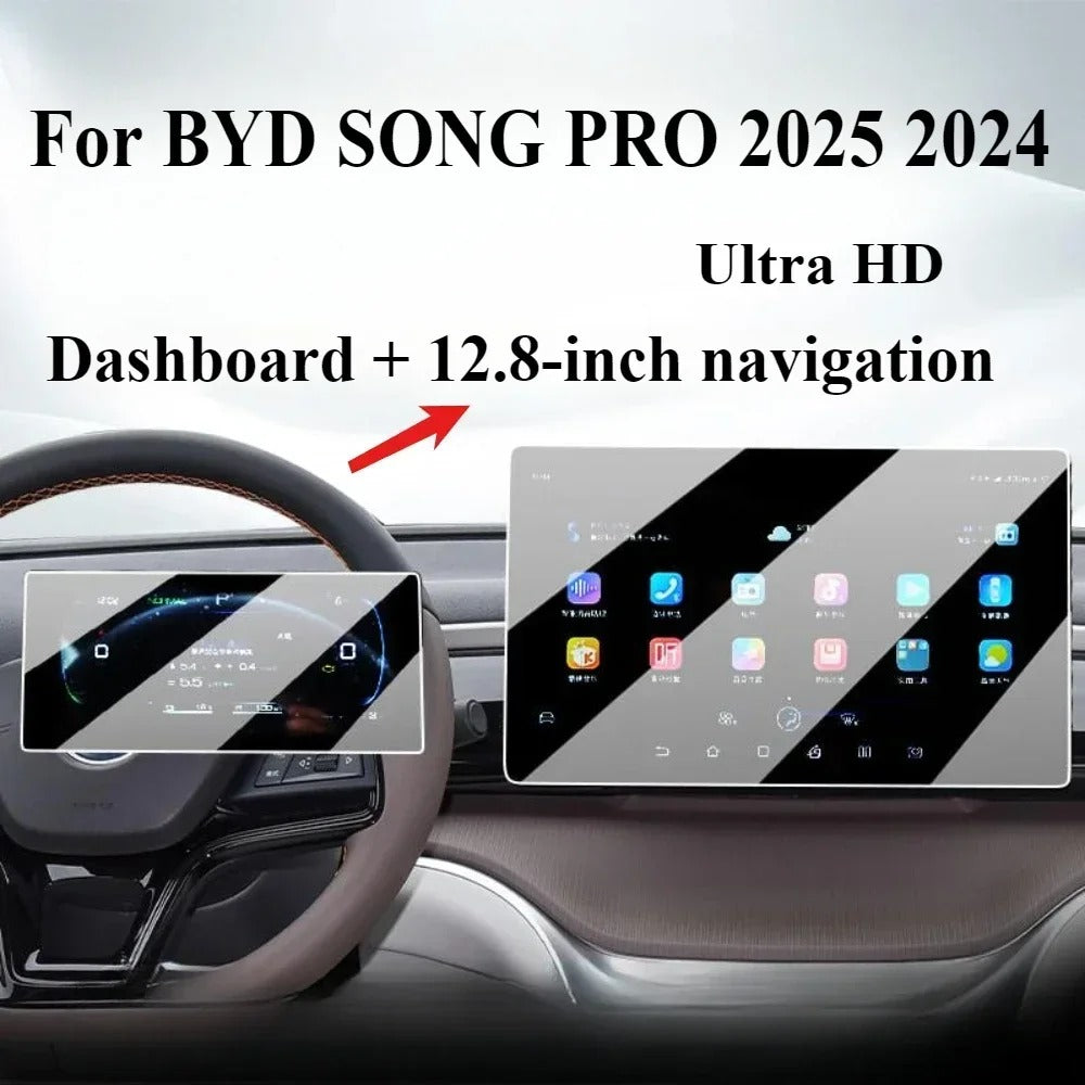 Tempered Glass Protective Film For BYD SONG PRO