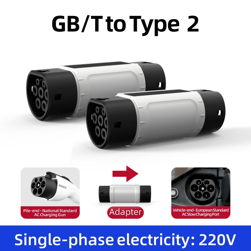 EV Charging Adapter GB/T to Type 2 Single-phase / Three-phase
