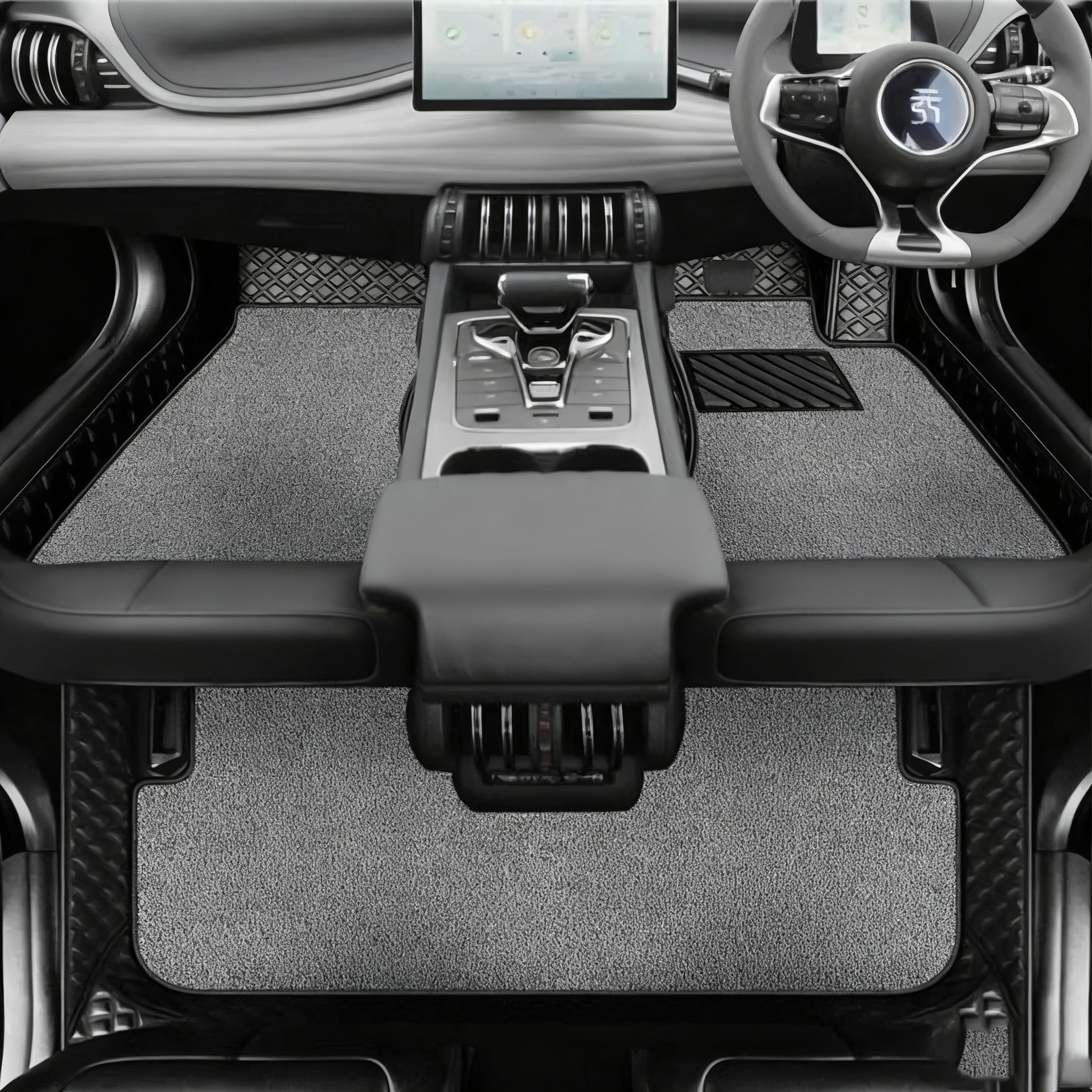 BYD ATTO 3 RHD Floor Mats Leather Waterproof Car Catpets