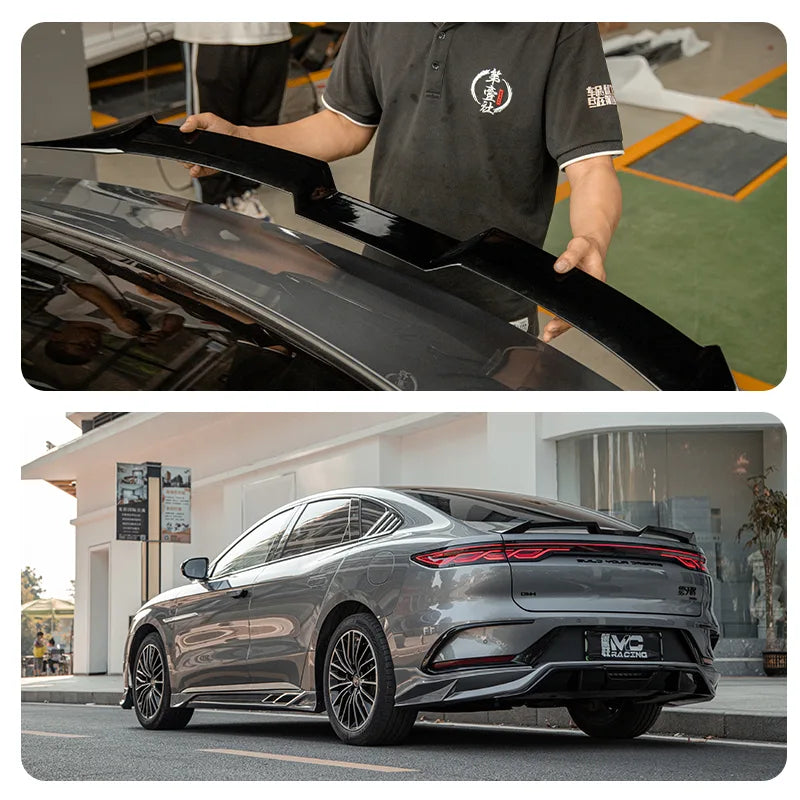 Byd Pattern Car Sport Spoiler Carbon Fiber Pattern For BYD Han – BYDAC