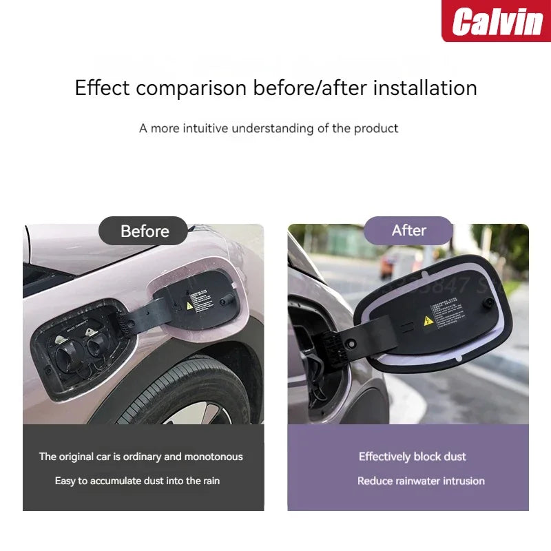 Ladeanschluss Gummidichtring Abdeckung Schloss Motorfederclip für BYD Dolphin ATTO 3 YUAN PLUS SEAL Seagull