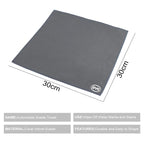 Mikrofaser-Reinigungstuch, grau, Autowaschtuch und Applikator für BYD alle Modelle