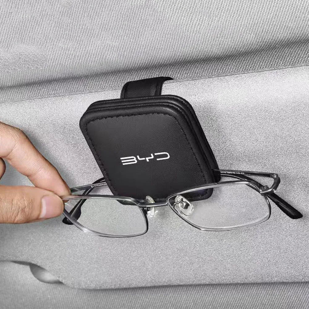 Auto Sonnenbrille Halter Brille Lagerung Clip Auto Zubehör Für BYD Atto 3 Act Tang F3 E6 Yuan Song Plus EV F0 Qin Han Dolphin S6